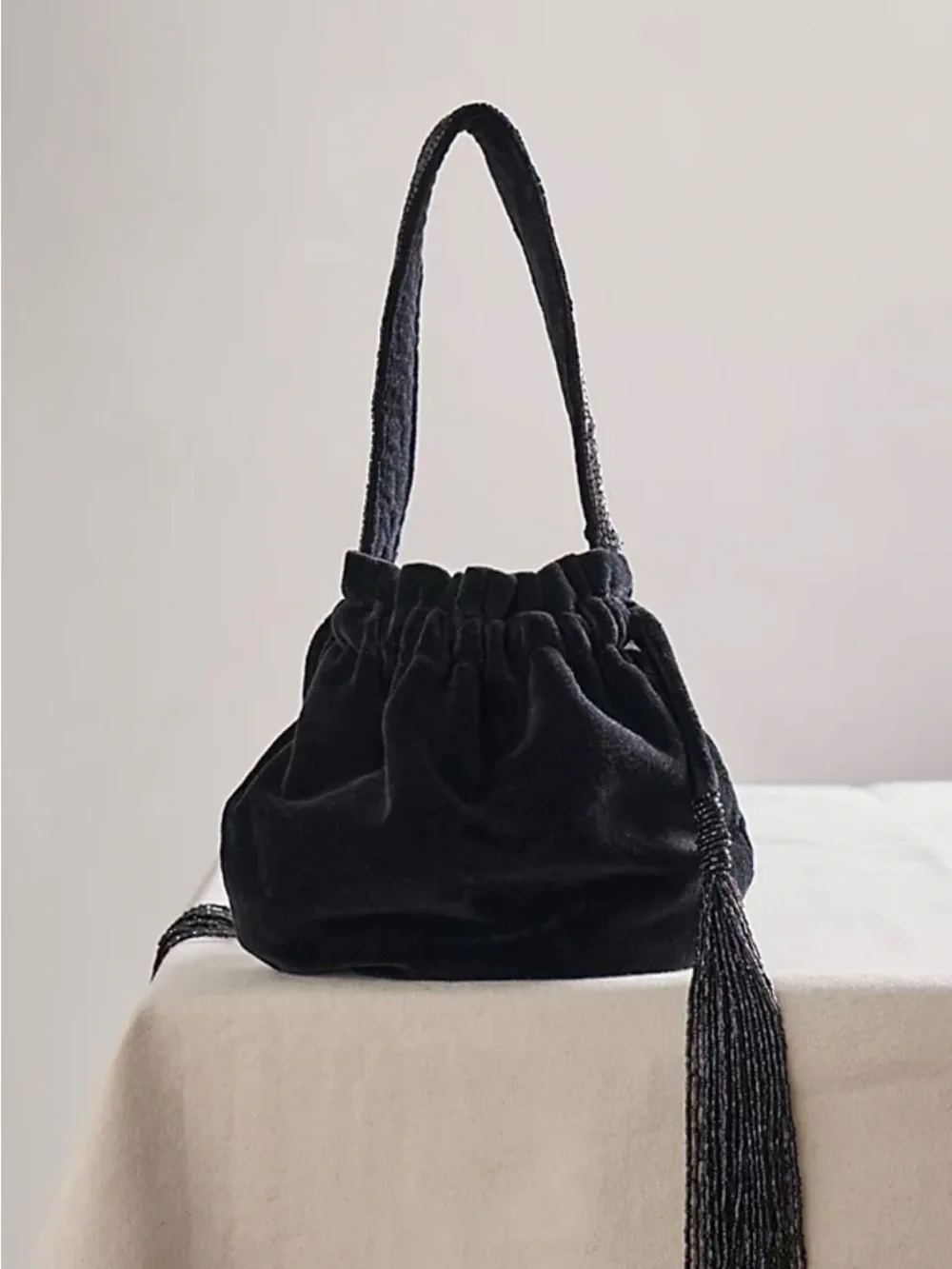 NWT free people Valentina Velvet Pouch